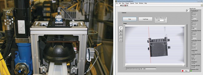 Systems Integration: 3D vision system inspects connector pin height